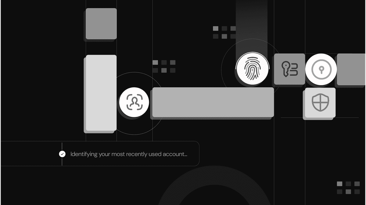 The authority layer behind an agentic payment — identity and credential checks rendered on a dark grid.